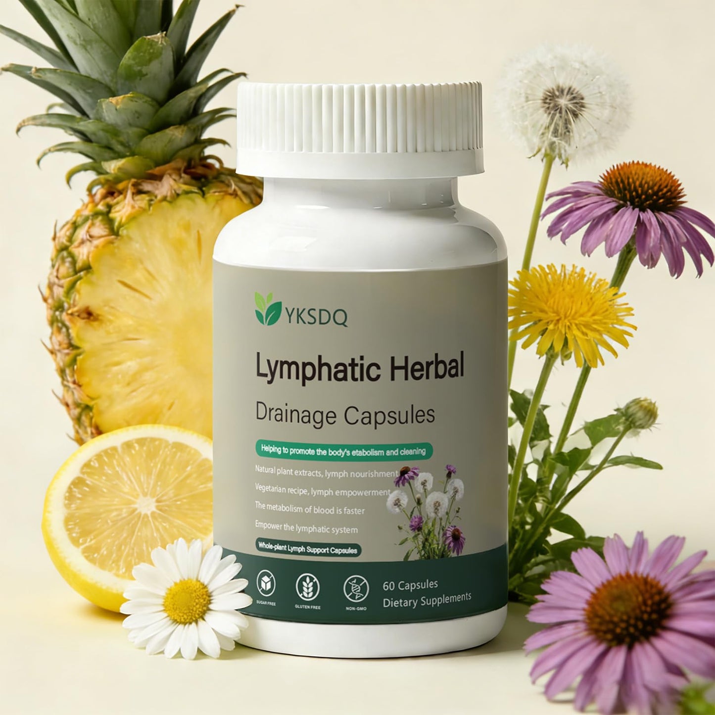 PKQLQ Lymph Drainage Capsule 1 Count