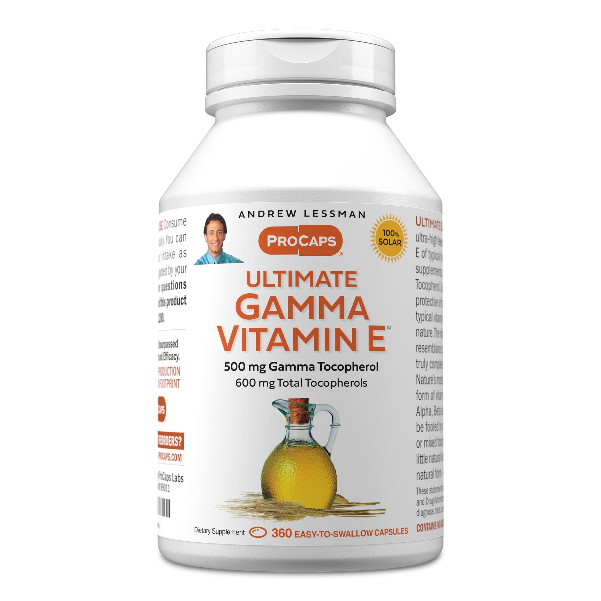 ANDREW LESSMAN Ultimate Gamma Vitamin E Capsule 360 Capsules