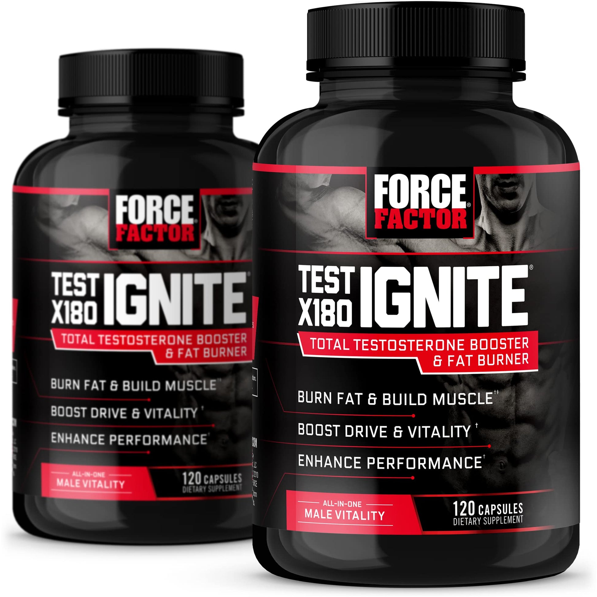 Force Factor Test X180 Ignite Capsules 240 Count