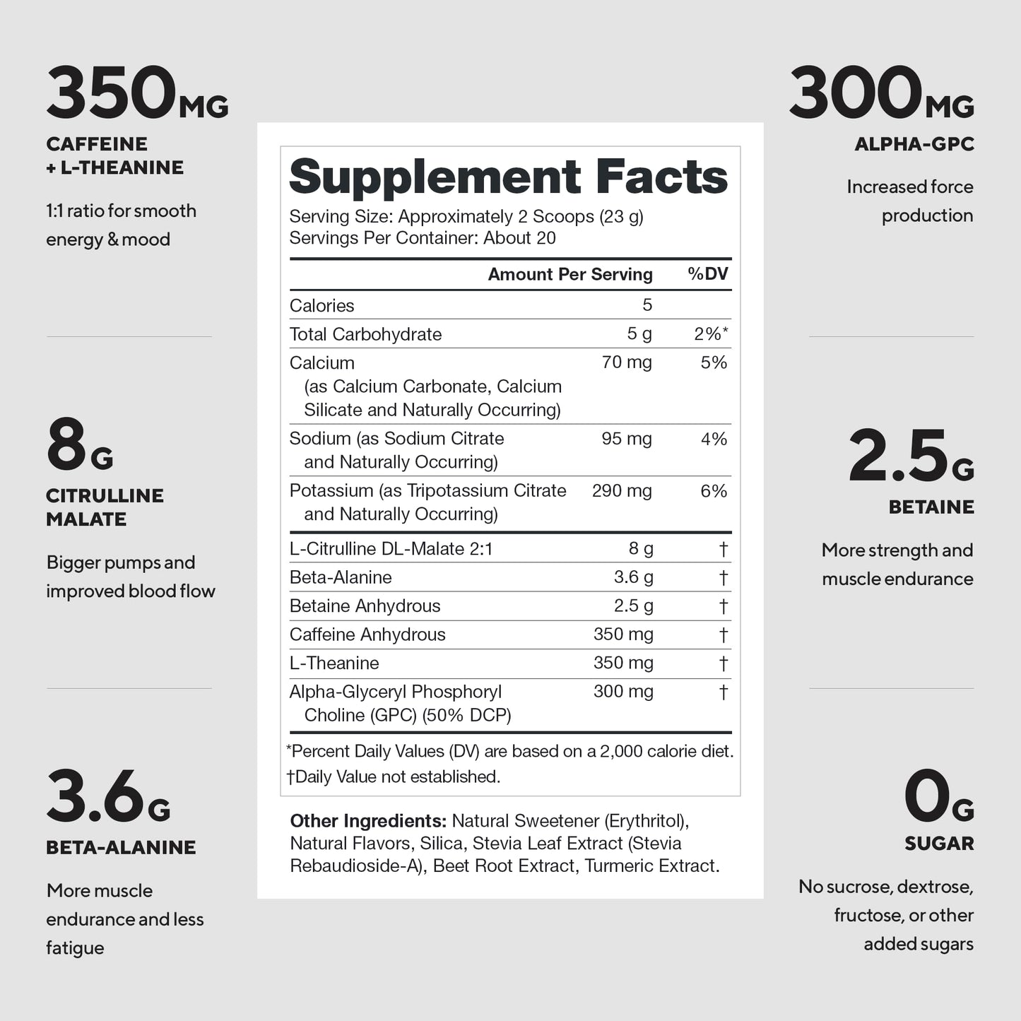 LEGION Pulse Pre Workout Powder 16.6