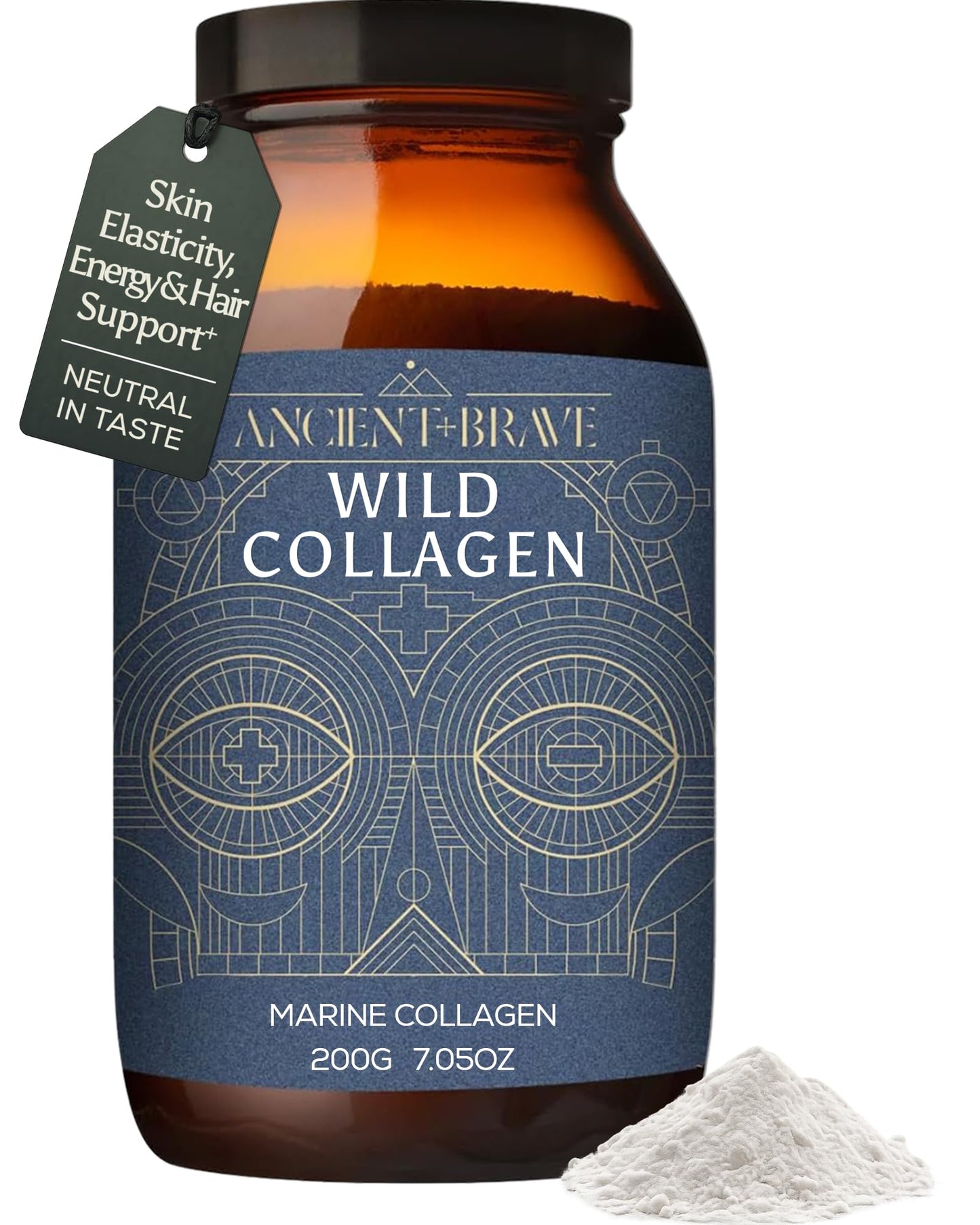 Ancient + Brave Wild Marine Collagen Powder 7.5 oz