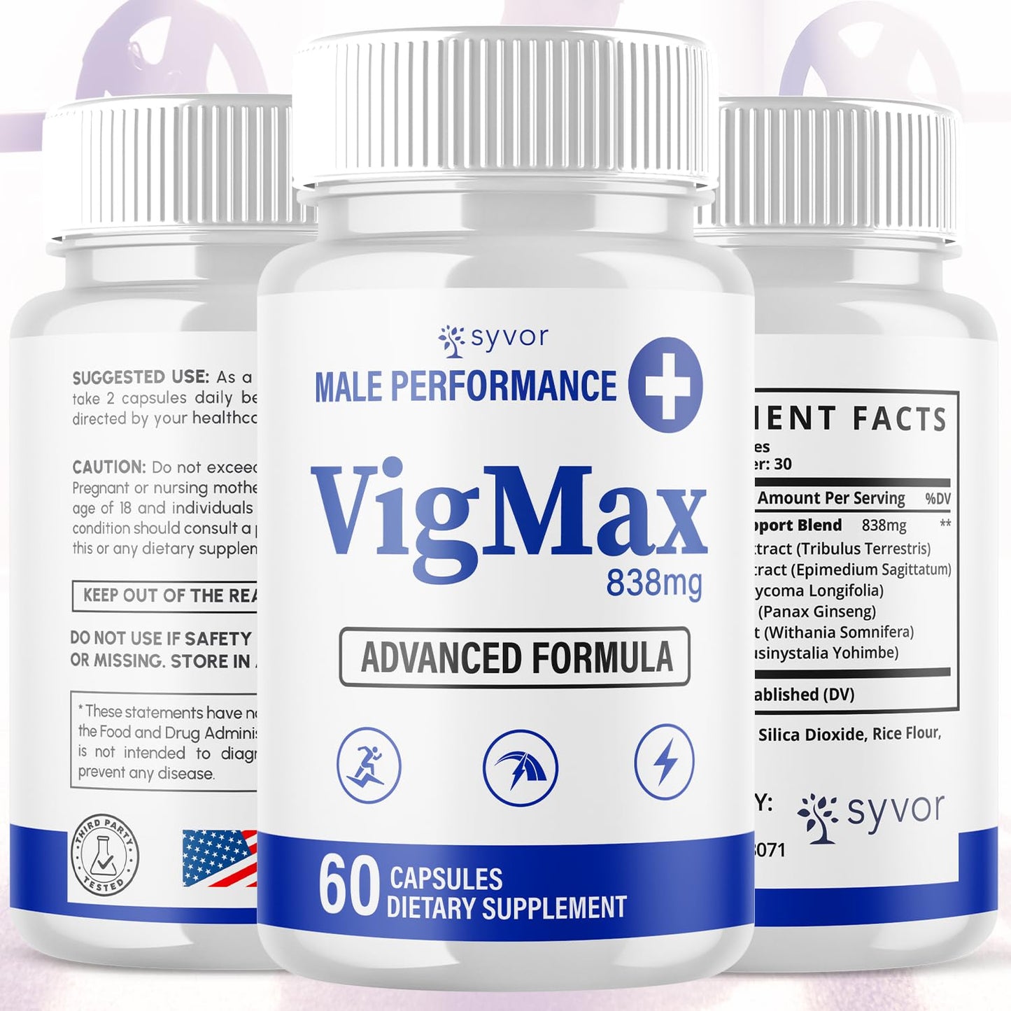 Syvor VigMax Capsules 60 Count