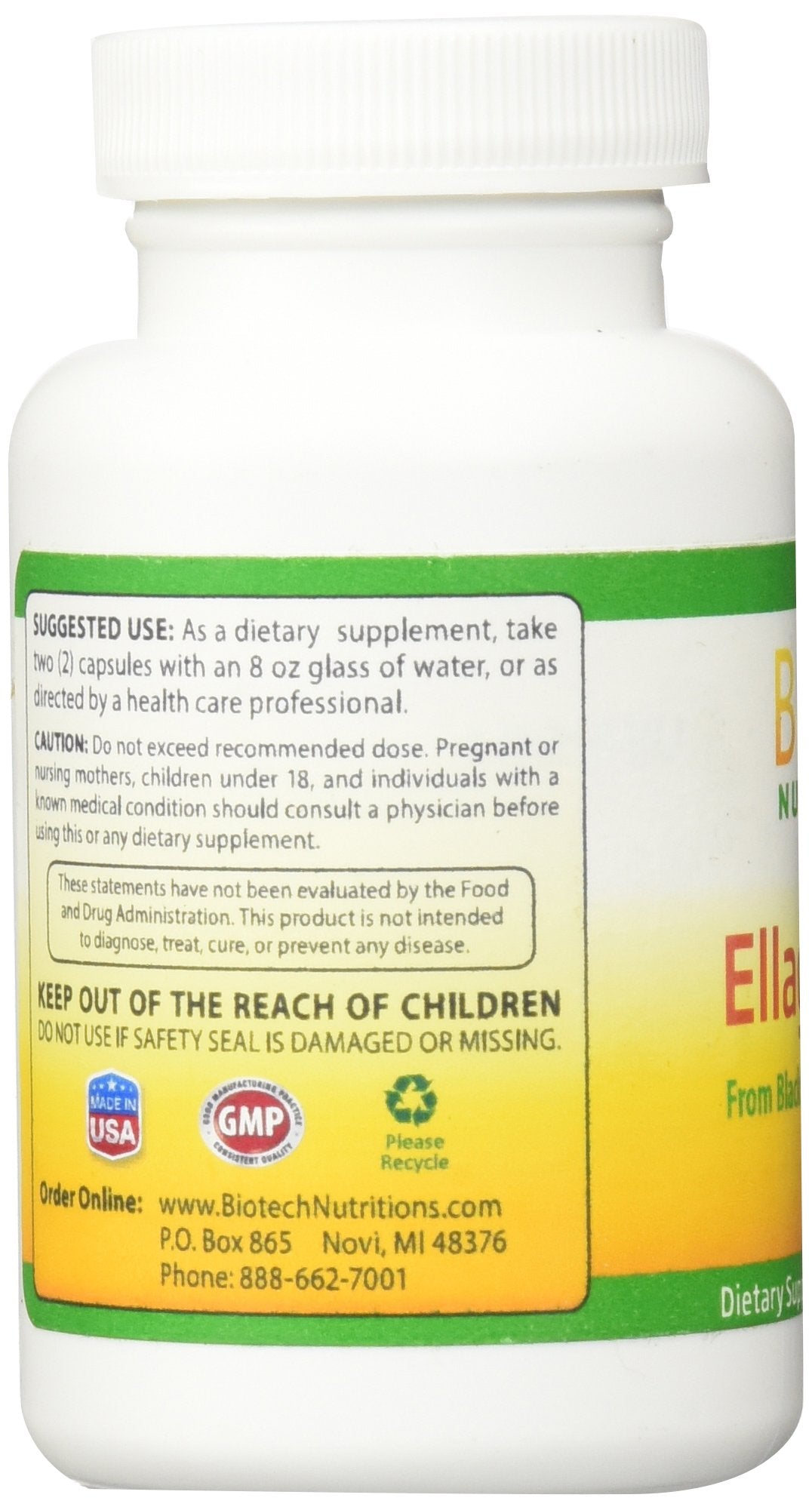 Biotech Nutritions Ellagic Acid Capsule, 60 Capsules