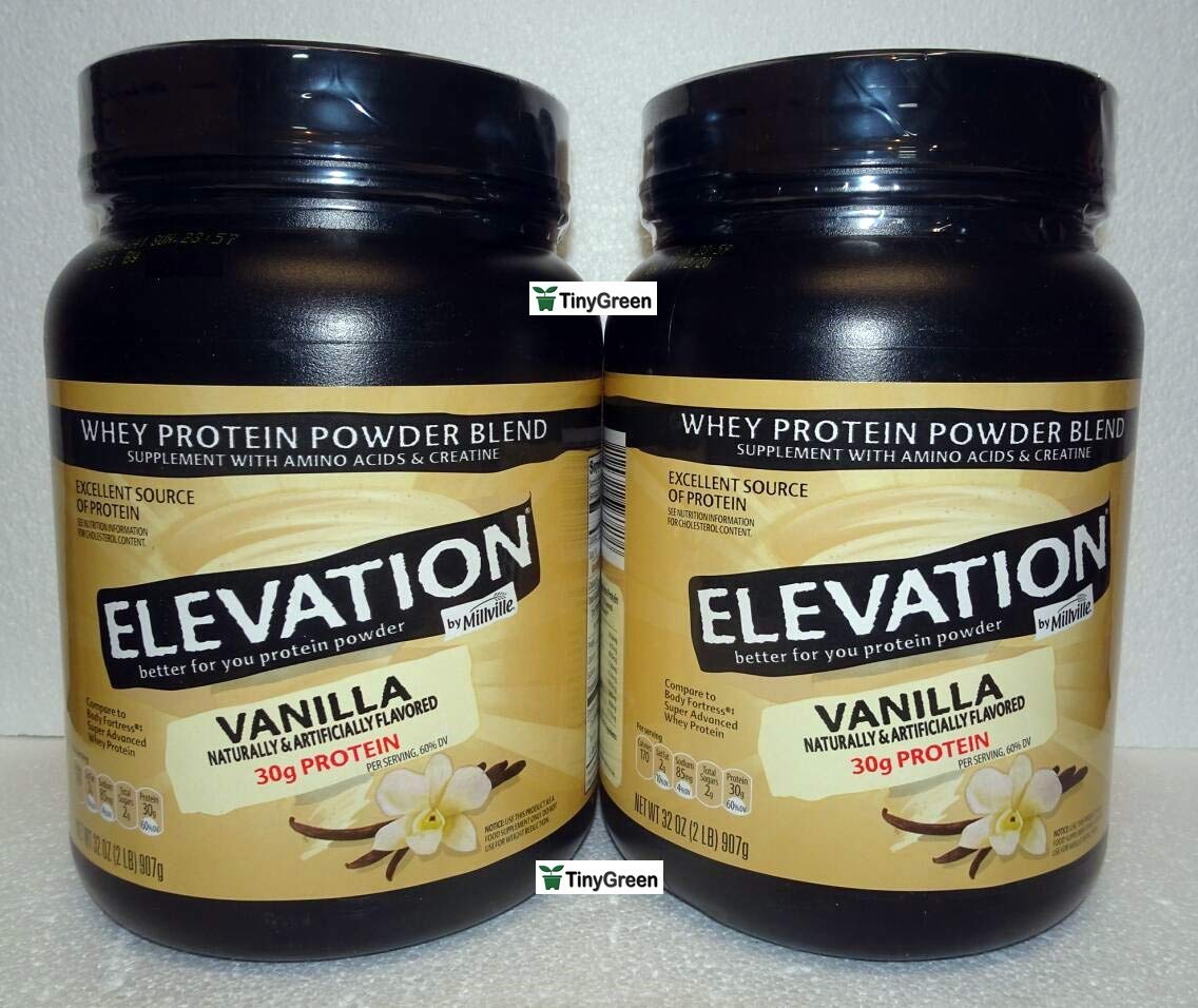Millville Elevation Whey Protein Powder Blend Vanilla, 64 oz