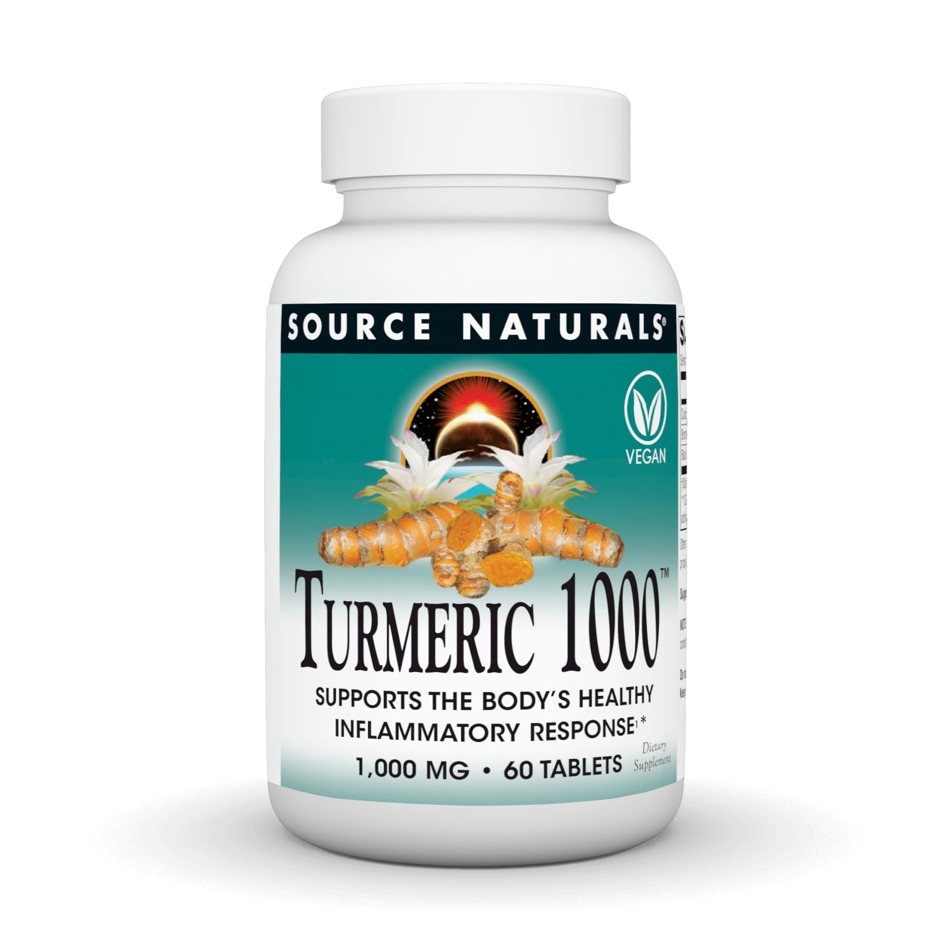 Source Naturals Turmeric 1000mg Tablet, 60 Tablets