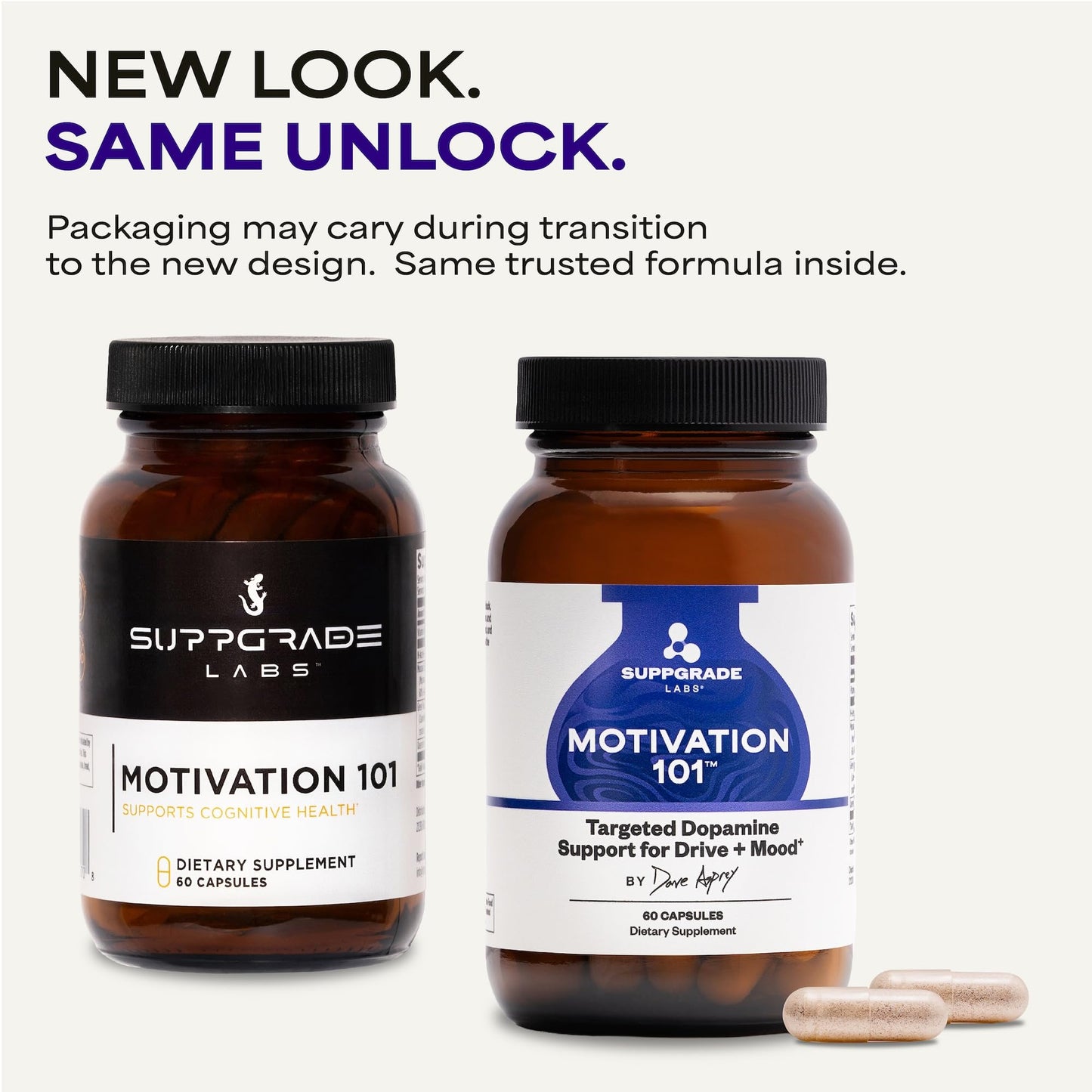 Suppgrade Labs Motivation 101 Capsule, 60 Count