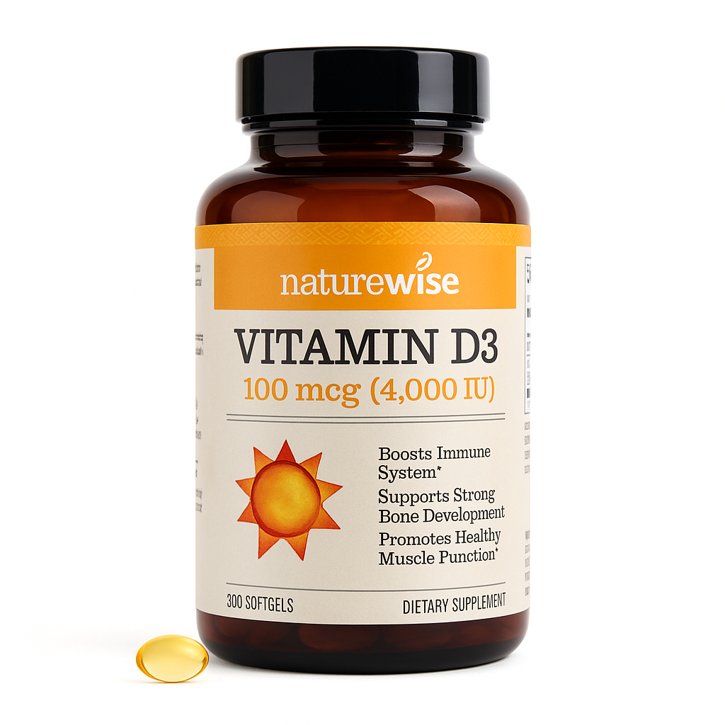 NatureWise Vitamin D3 4000IU Softgels - 360 Count
