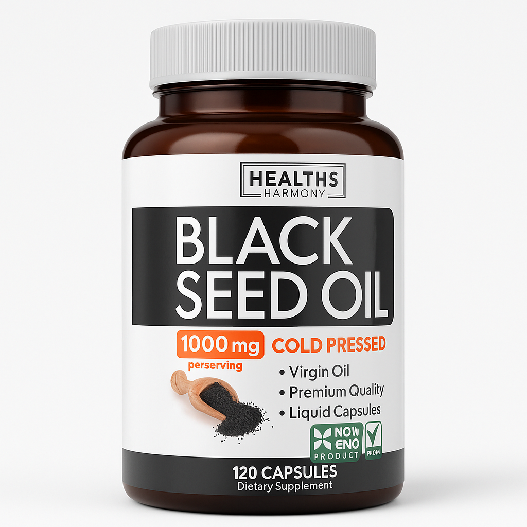 Healths Harmony Black Seed Oil Softgel 120 Count