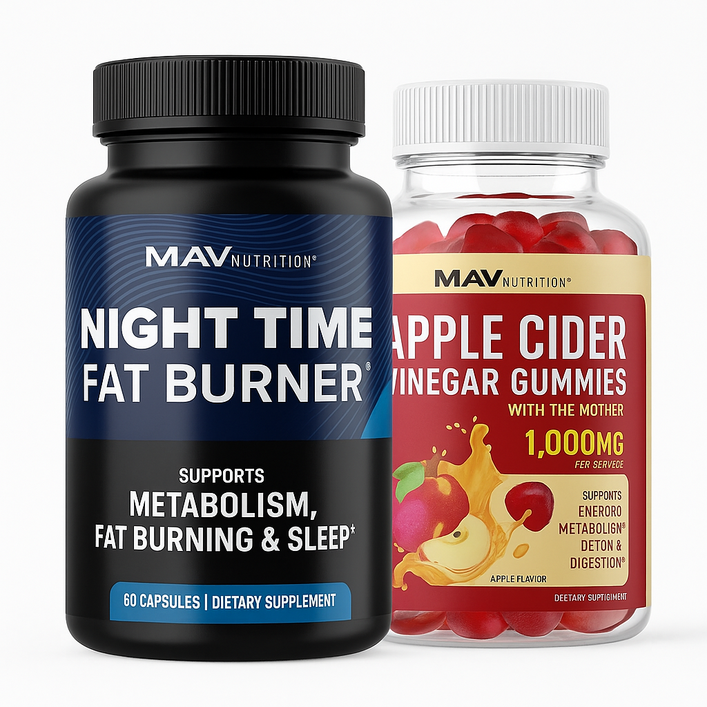 MAV Nutrition Night Time Fat Burner Gummies - 120 Count