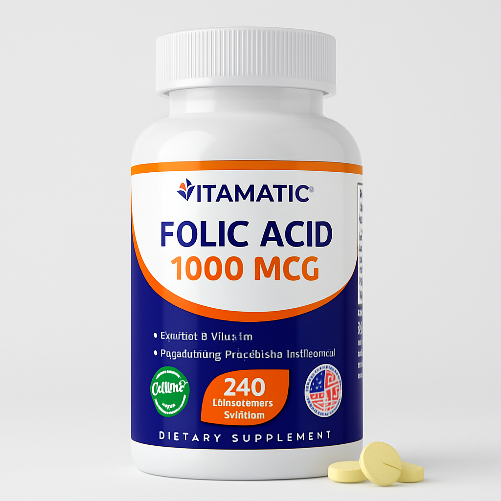 Vitamatic Folic Acid Tablet 480 Count