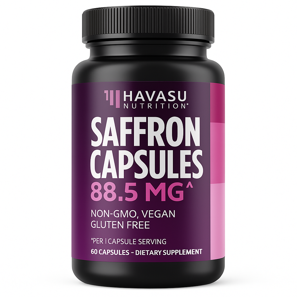 Havasu Nutrition Saffron Extract Capsules, 60 Count