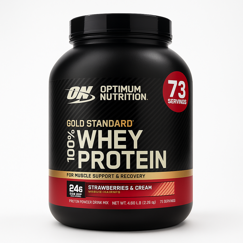 Optimum Nutrition Gold Standard Whey Protein 5 lb Strawberries & Cream