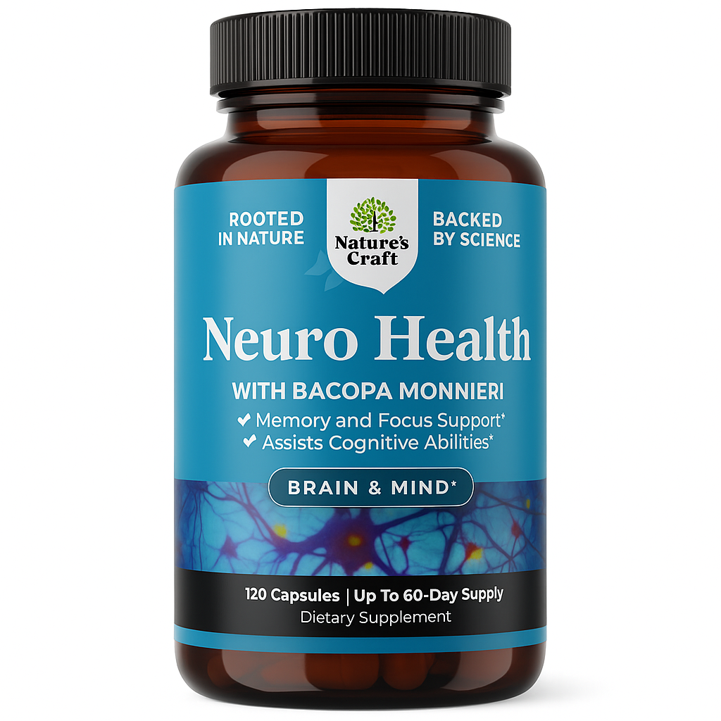 Nature's Craft Neuro Health Capsules 120 Count