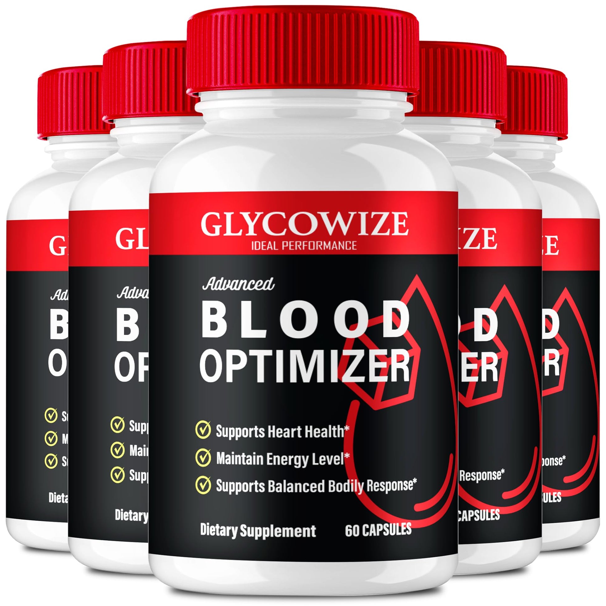 IDEAL PERFORMANCE Glycowize Blood Optimizer Capsules, 300 Count
