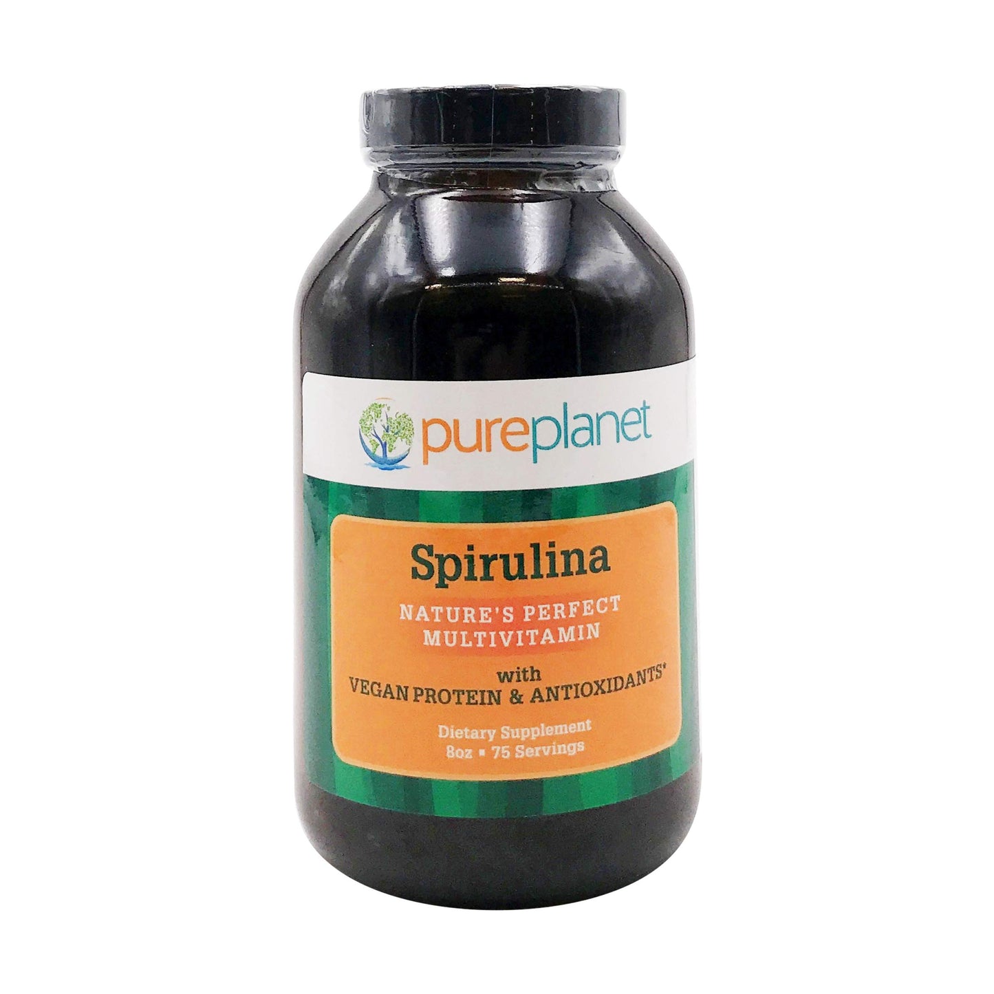Pure Planet 100% Pure Spirulina Powder 8 Oz