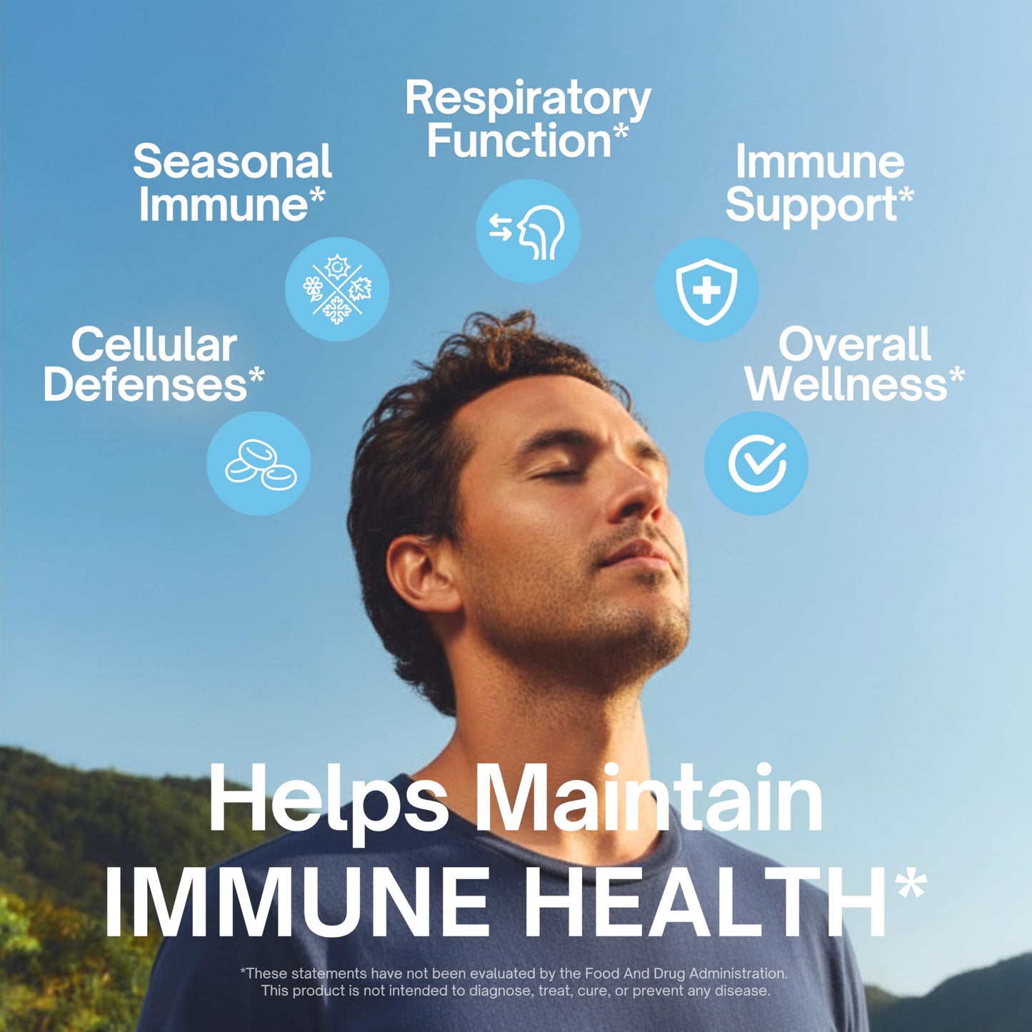 ALTAGAMMA 8 in 1 Immune Support Supplement Capsules, 60 Count