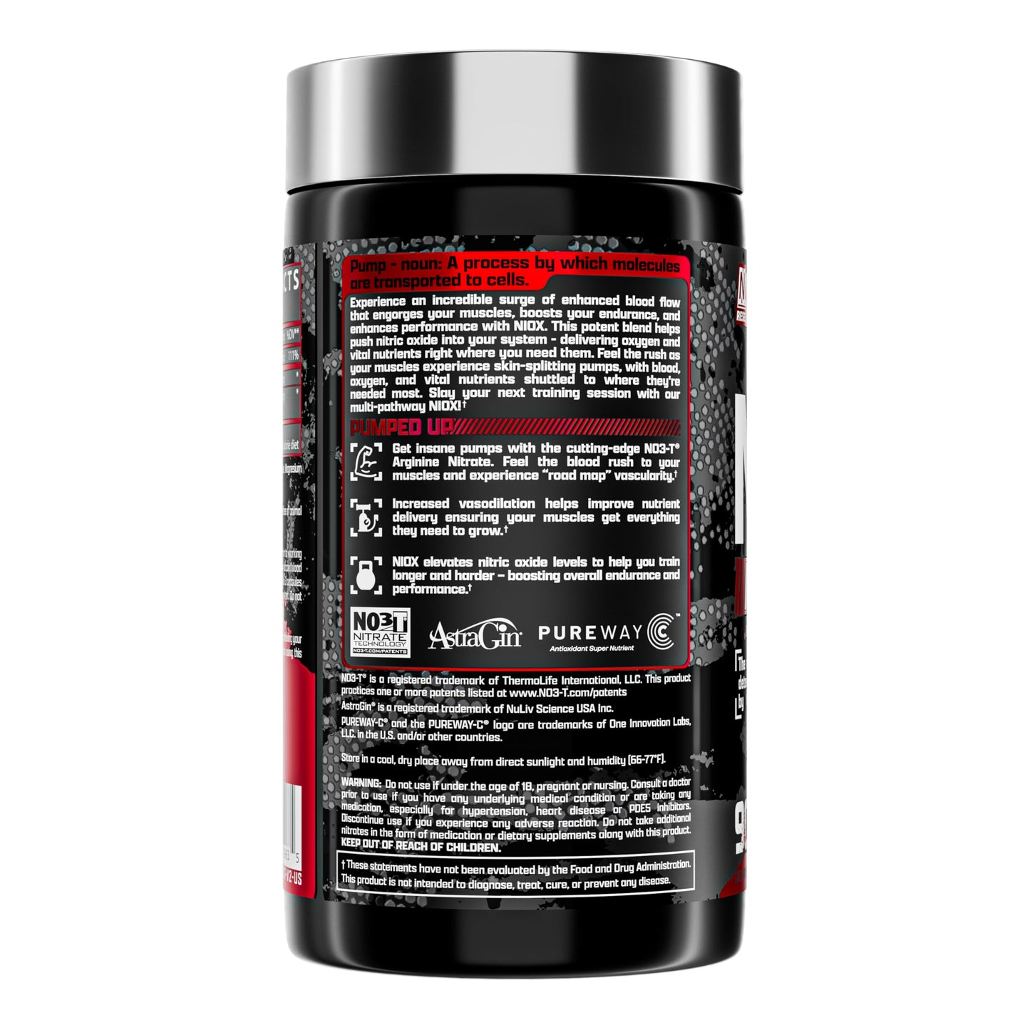 Nutrex Research NIOX Nitric Oxide Booster Capsule 90 Count