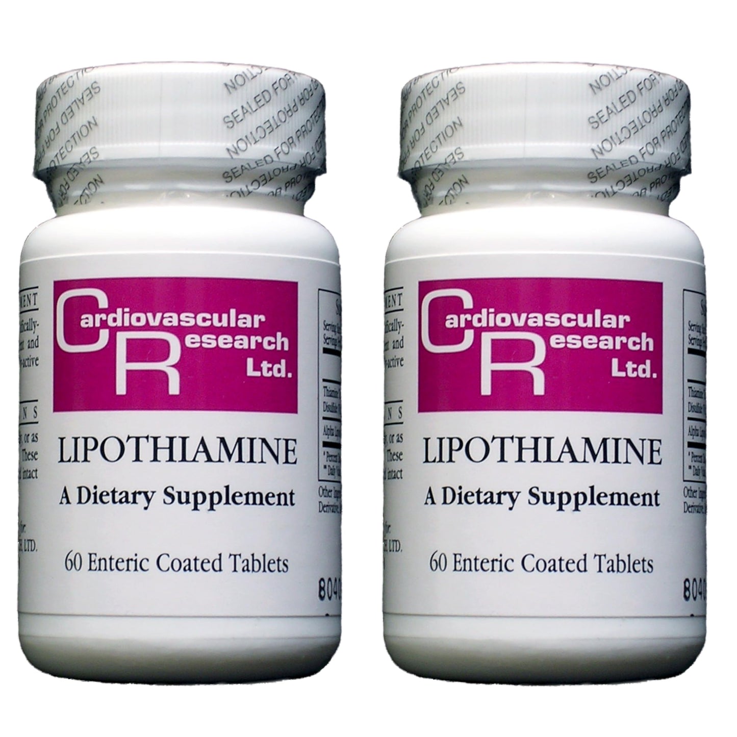 Cardiovascular Research Lipothiamine Vitamin B1 With Alpha-Lipoic Acid Tablet, 120 Count