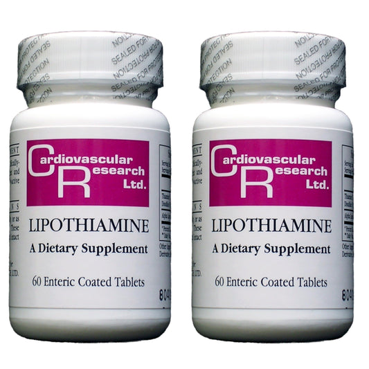 Cardiovascular Research Lipothiamine Vitamin B1 with Alpha-Lipoic Acid Tablet 120 Count