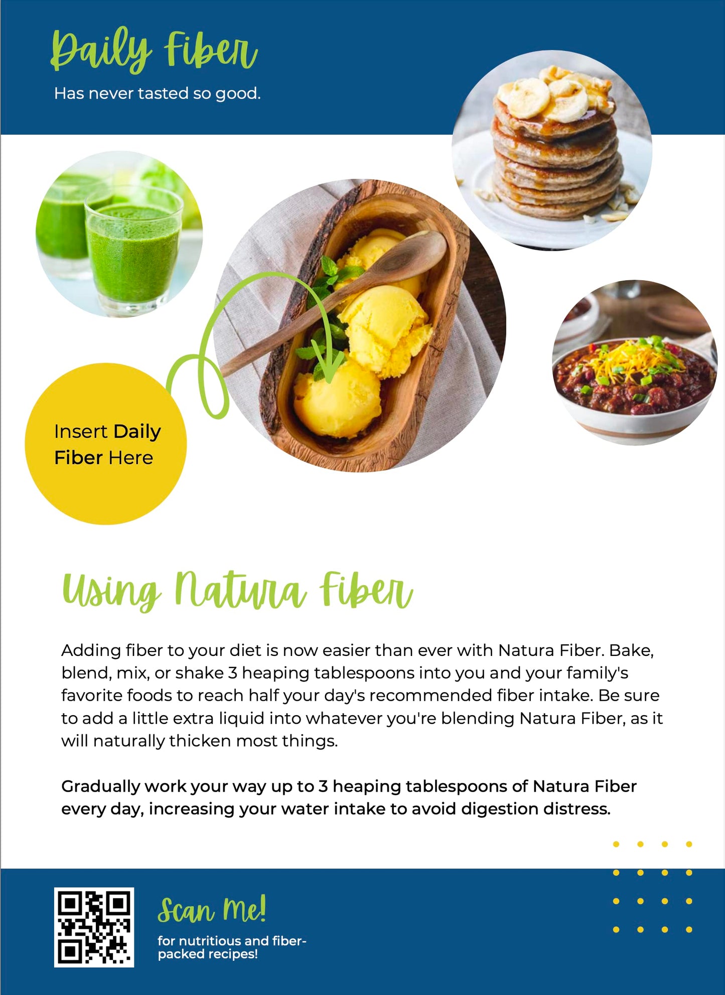 Natura Fiber All-Natural Organic Fiber Powder Supplement, 14.8 Ounce