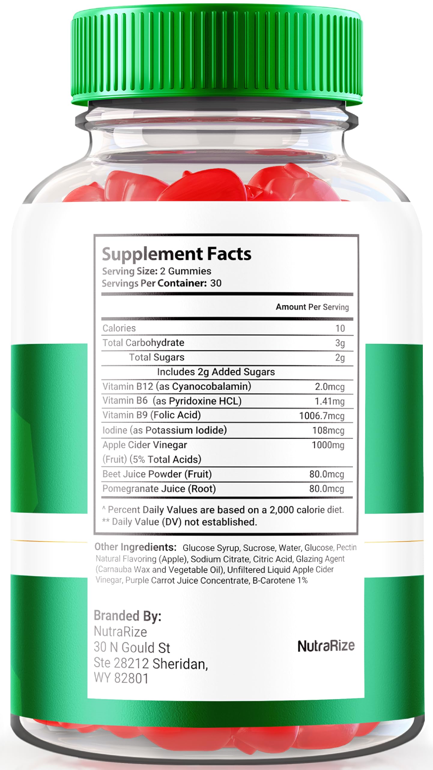 NutraRize PeakTrim Keto ACV Gummies 120 Gummies