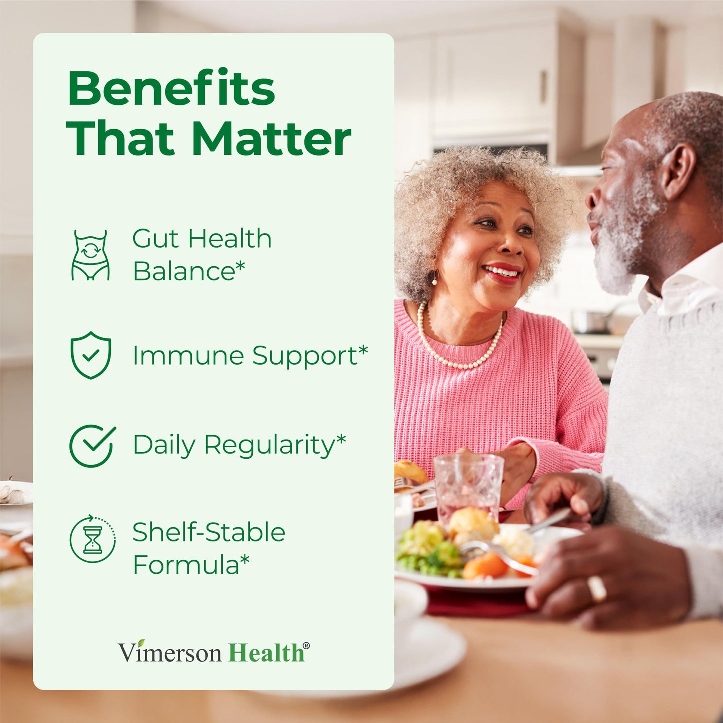 Vimerson Health Probiotics for Women & Men, 40 Billion CFU Prebiotics for Gut Health Capsules 60 Count