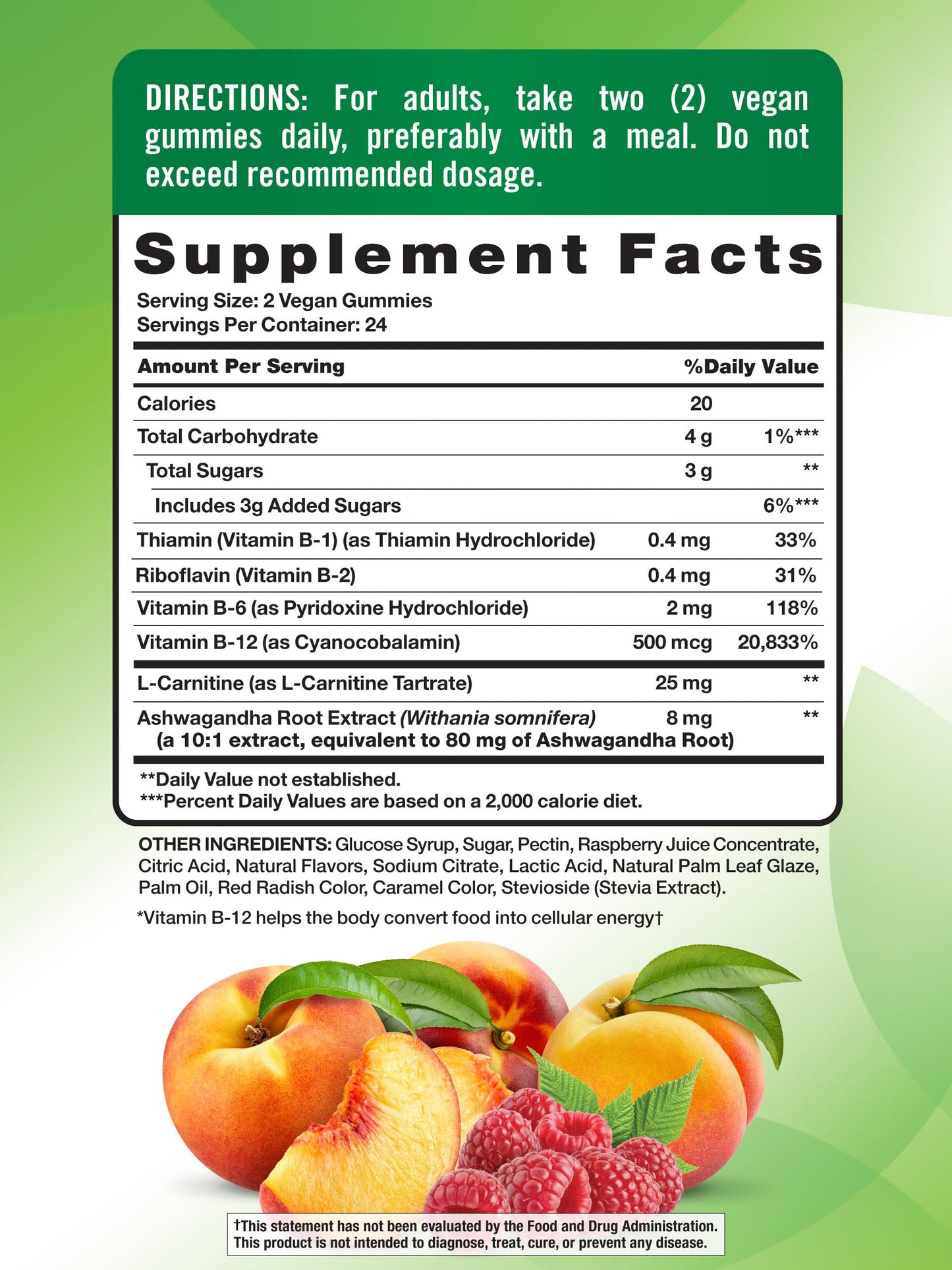 Nature's Truth Vitamin B Complex Gummies 48 Count