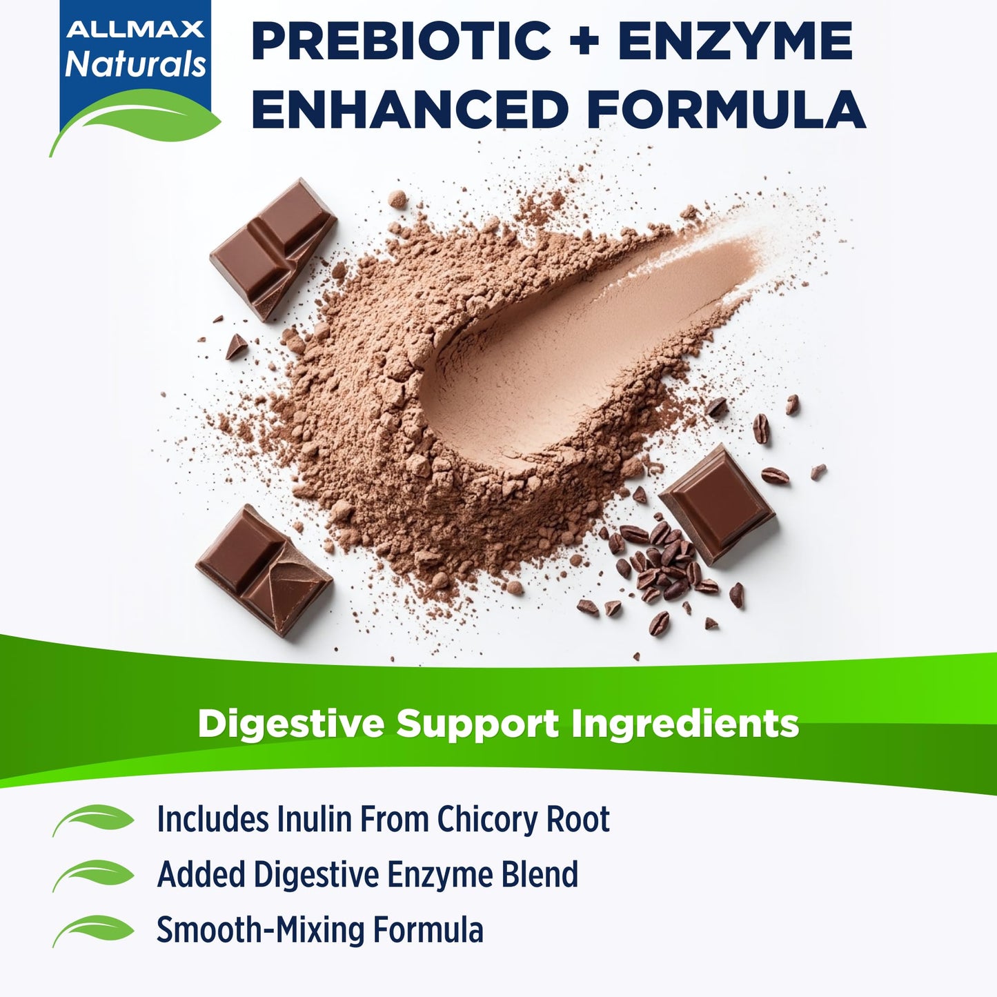ALLMAX Collagen Peptides Powder Chocolate, 6.67 oz, 30 Servings