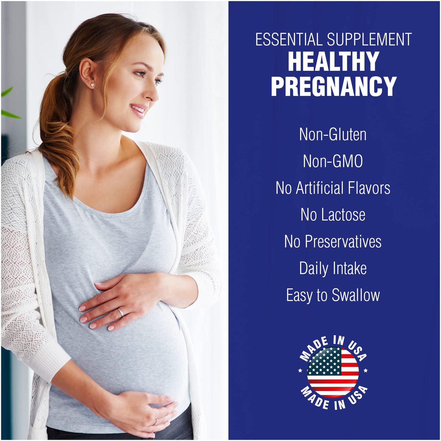 Natural Systems Naturasys Folic Acid Prenatal Supplement 400 mcg Tablet, 100 Count