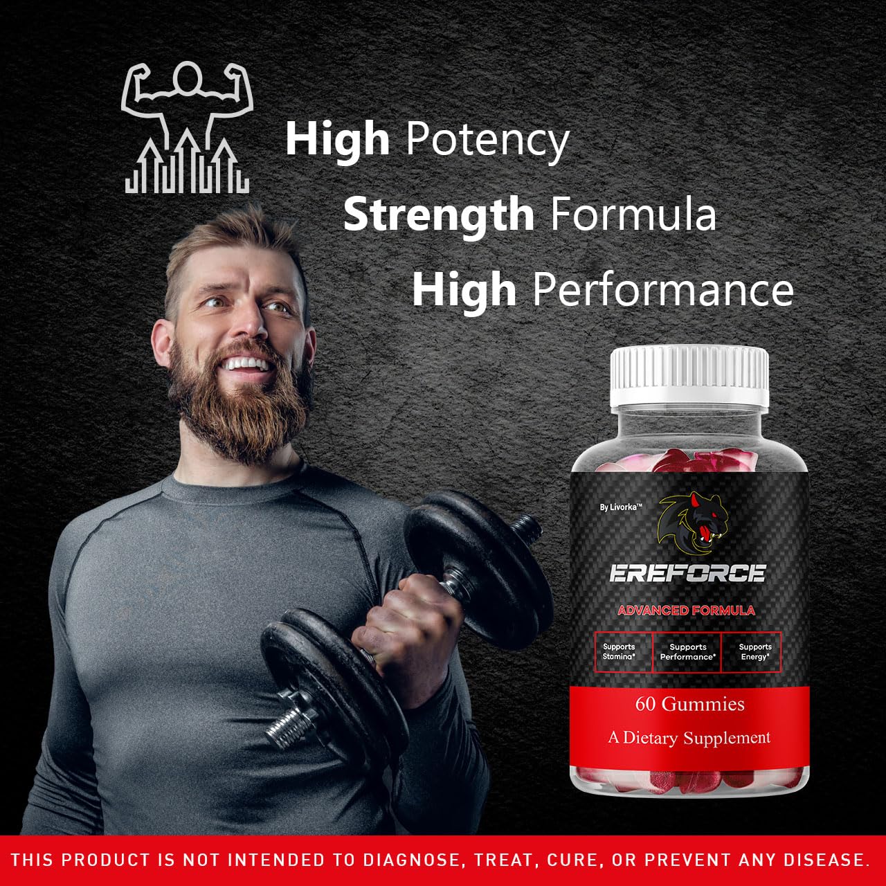 LIVORKA Ereforce Gummies 300 Gummies