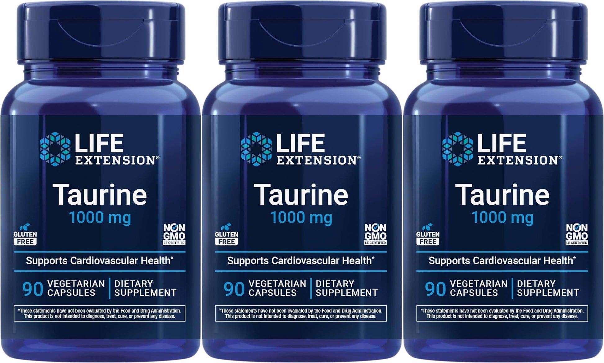 Life Extension Taurine 1000 mg Capsules, 270 Capsules