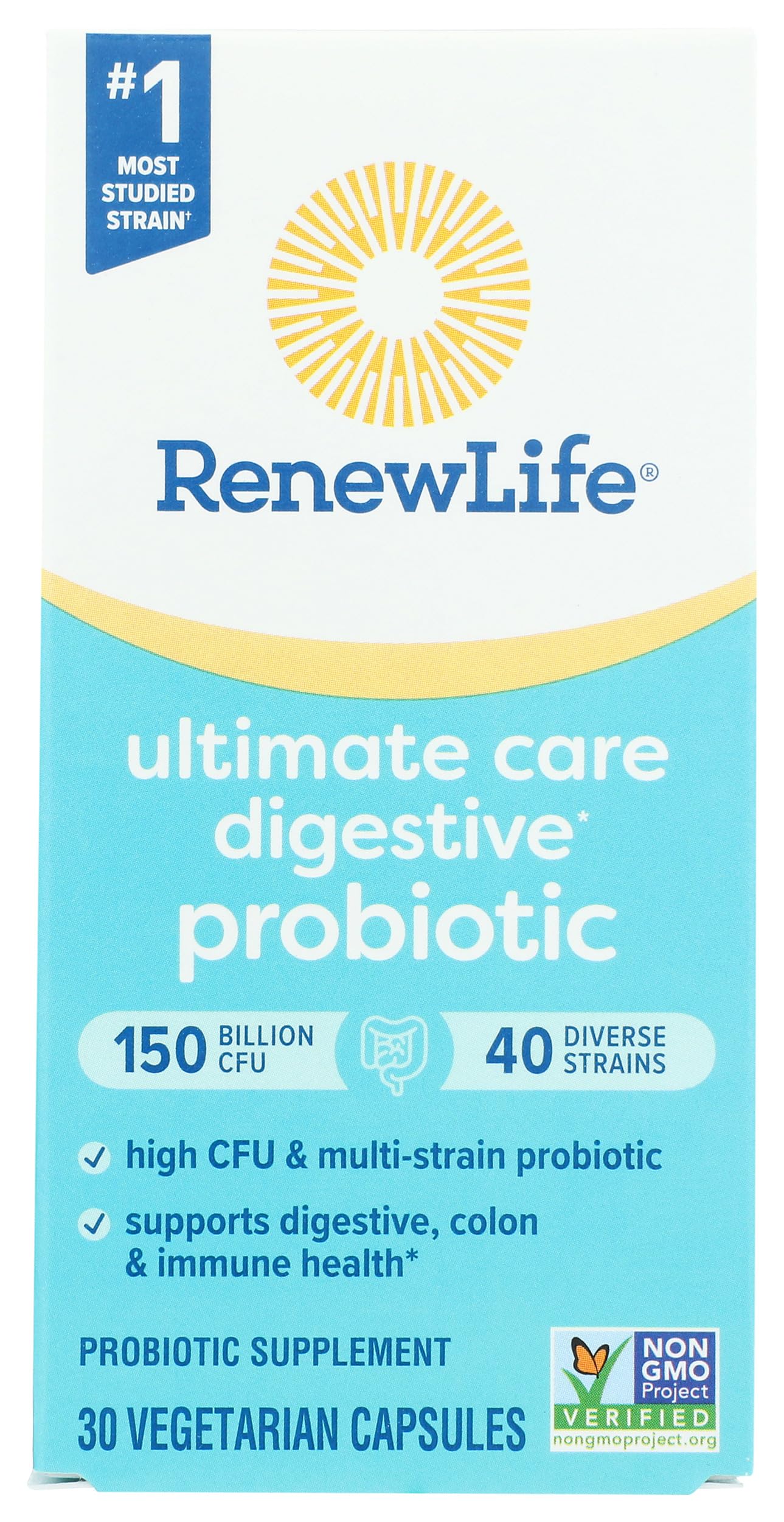 Renew Life Probiotic 150B Ultimate Care Capsule 30 Count