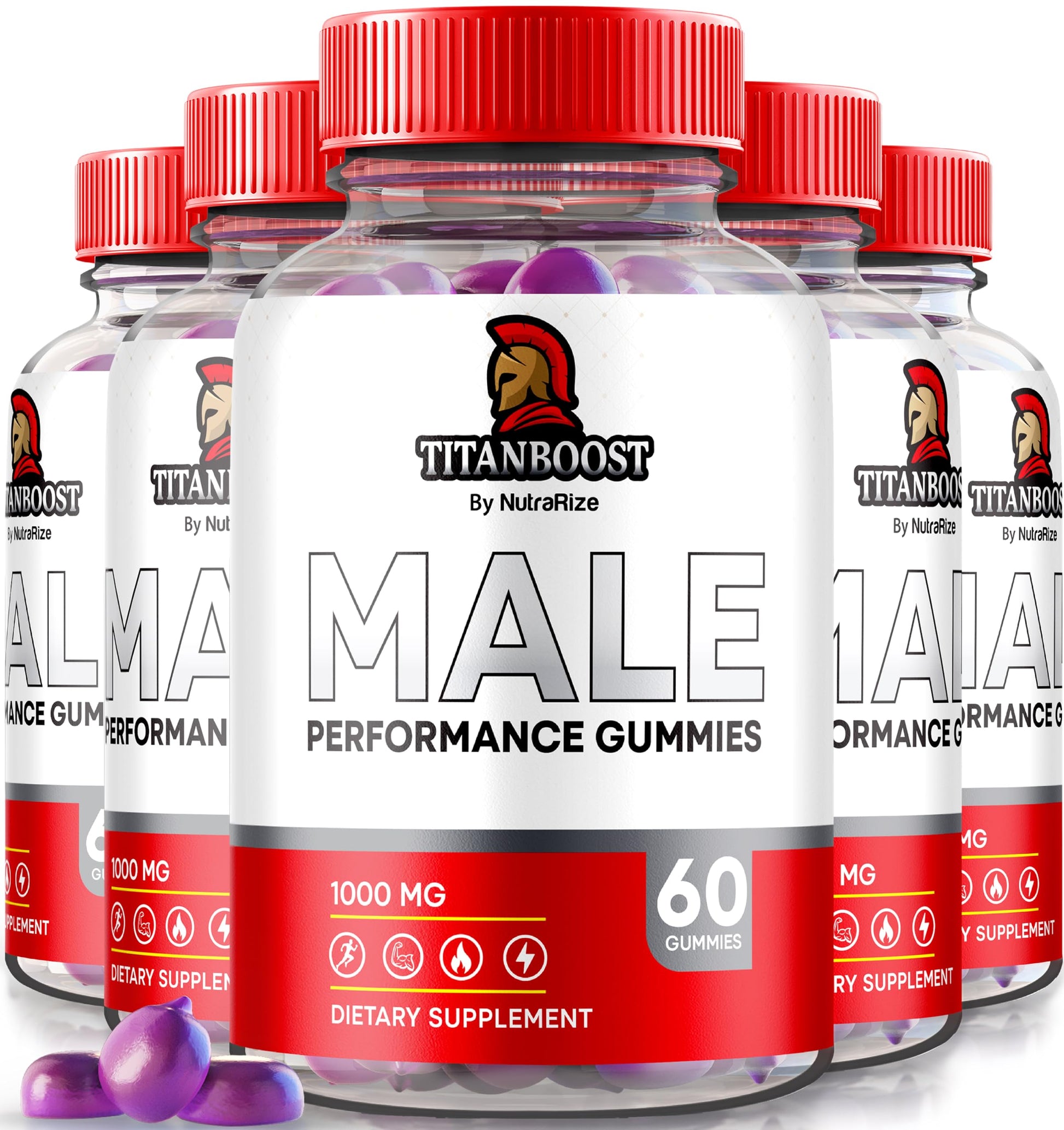 NutraRize TitanBoost Multivitamin Gummy, 300 Gummies
