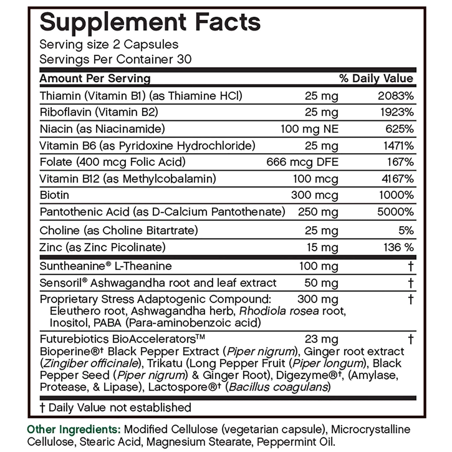 Futurebiotics StressAssist Capsule 60 Count
