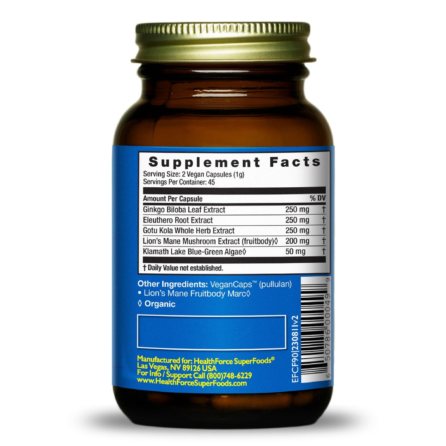 HEALTHFORCE SUPERFOODS CircuForce Brain Power 90 Capsules