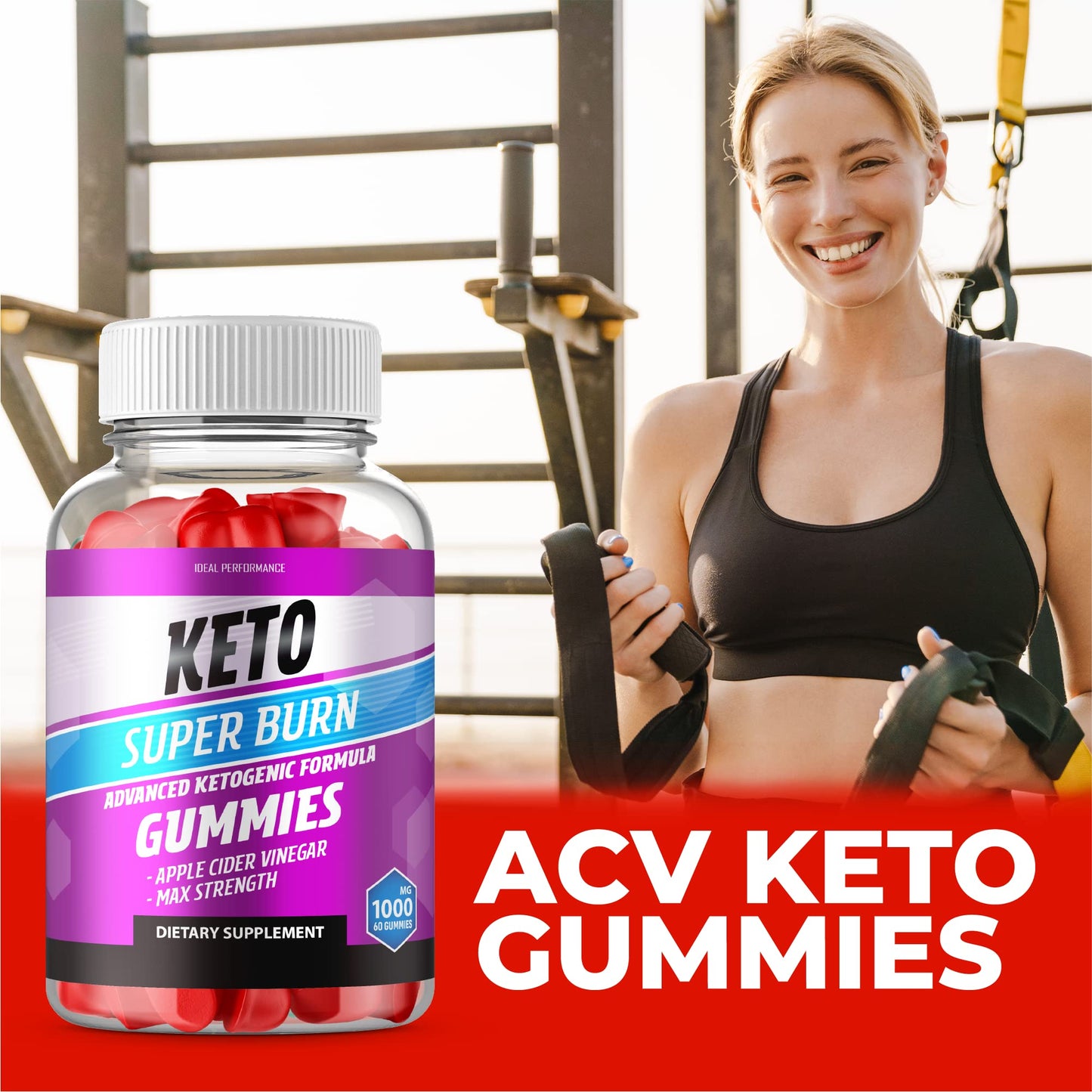 IDEAL PERFORMANCE Ketos Super Burns Gummies 120 Gummies