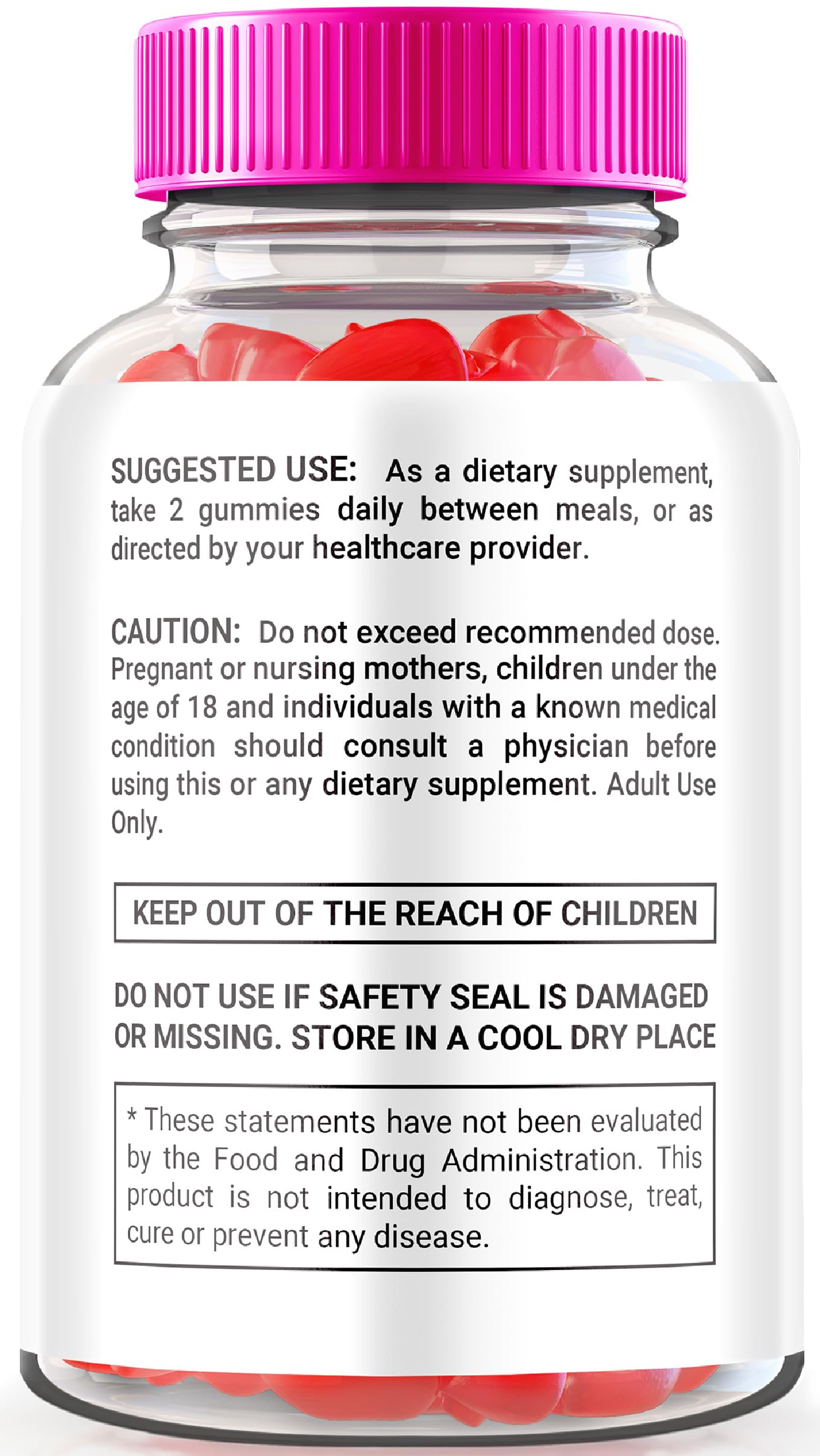 NutraRize Pure Keto Luxe ACV Gummies, 180 Gummies