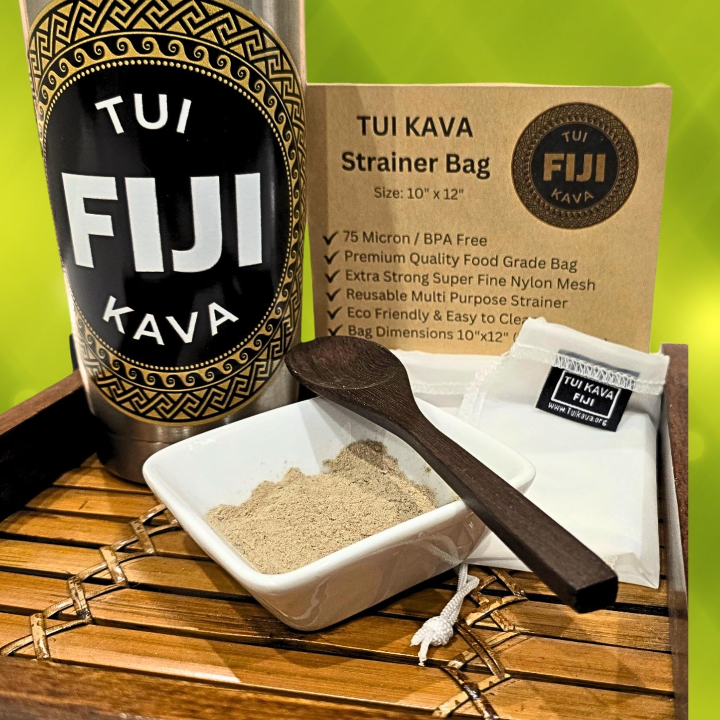 TUI KAVA Premium Wellness Kava Powder 8.8 oz