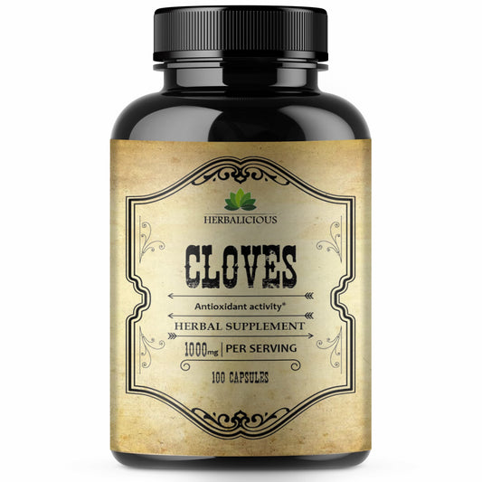 HERBALICIOUS Cloves Capsules, 100 Capsules