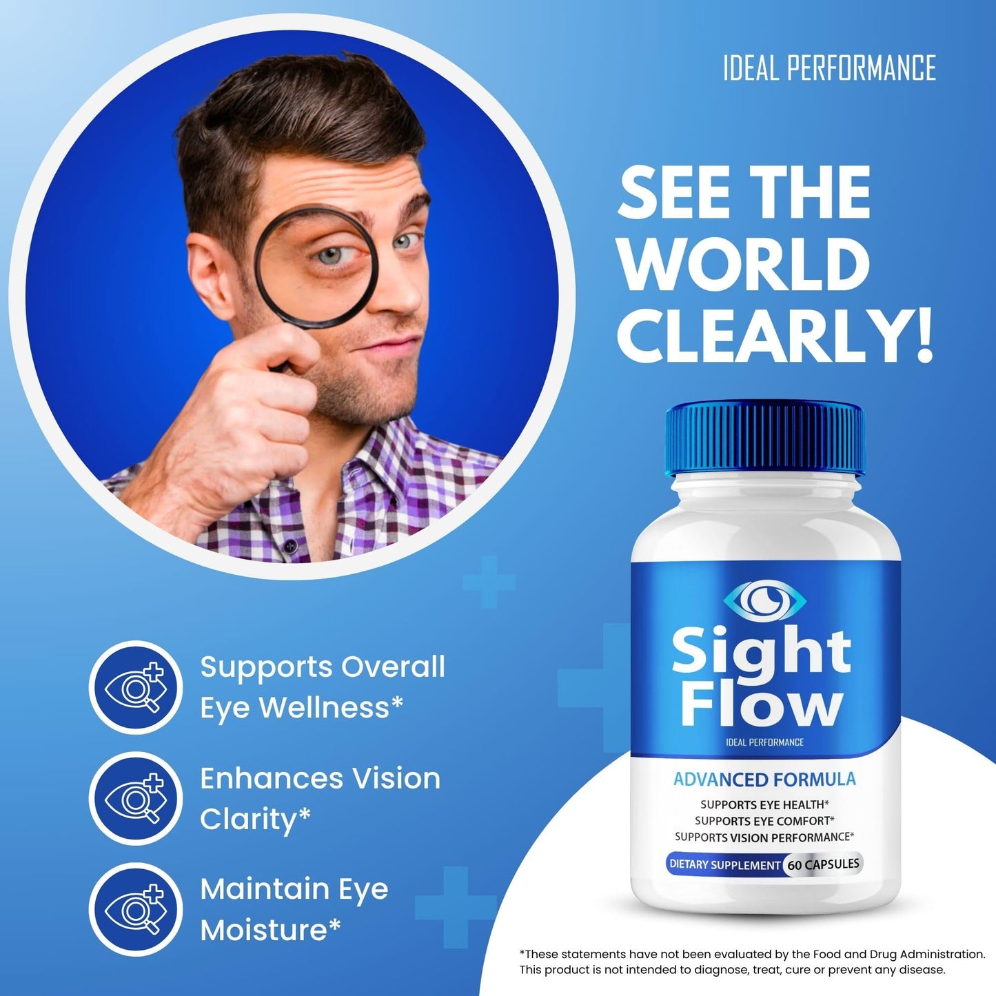 IDEAL PERFORMANCE Sight Flow Capsules 60 Count