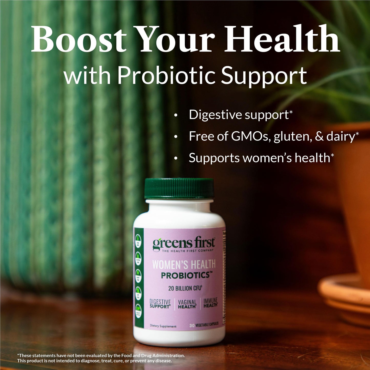 Greens First Women's Health Probiotics Capsule, 30 Count