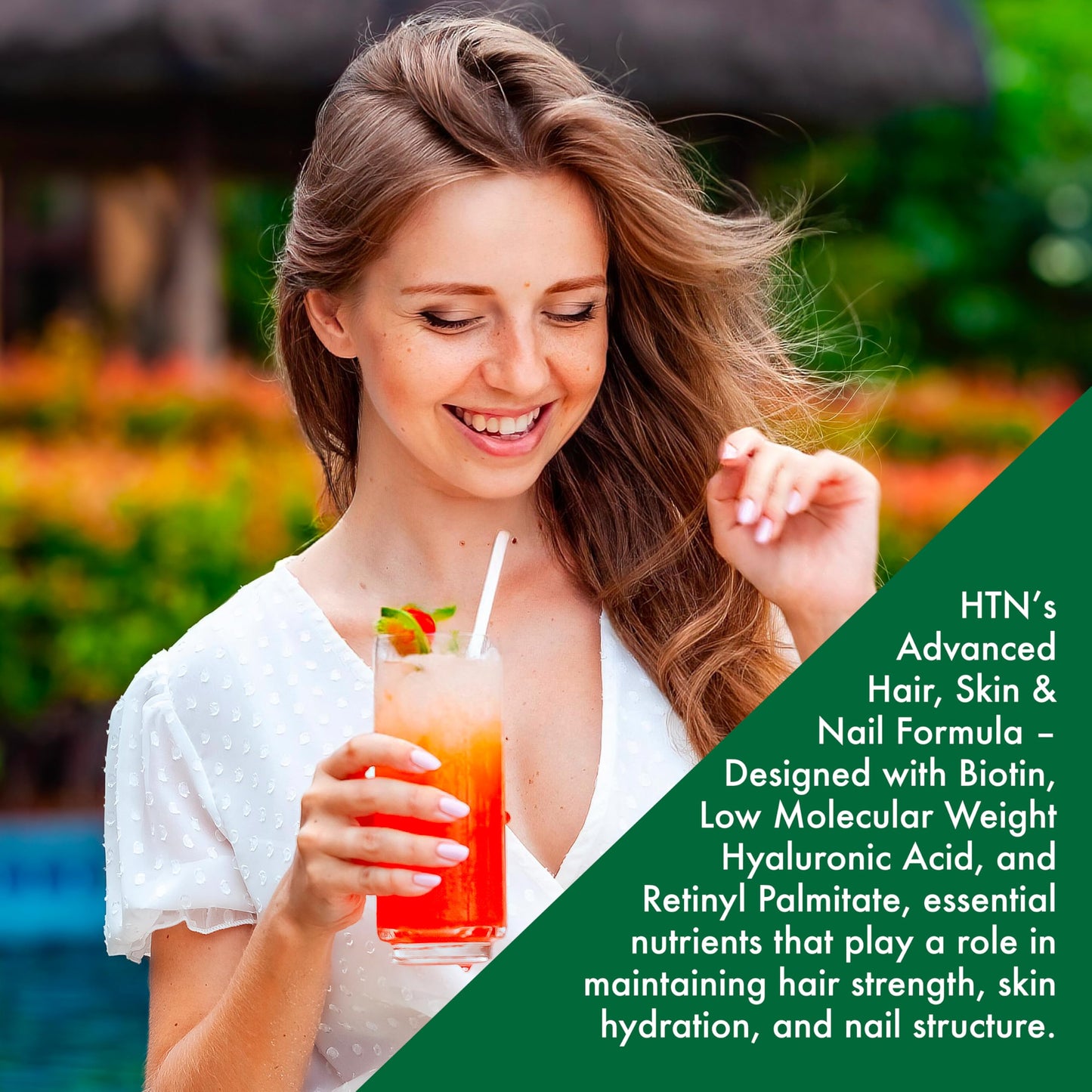 Health Thru Nutrition Skineu Hair, Skin & Nails+ Gummies, 60 Gummies