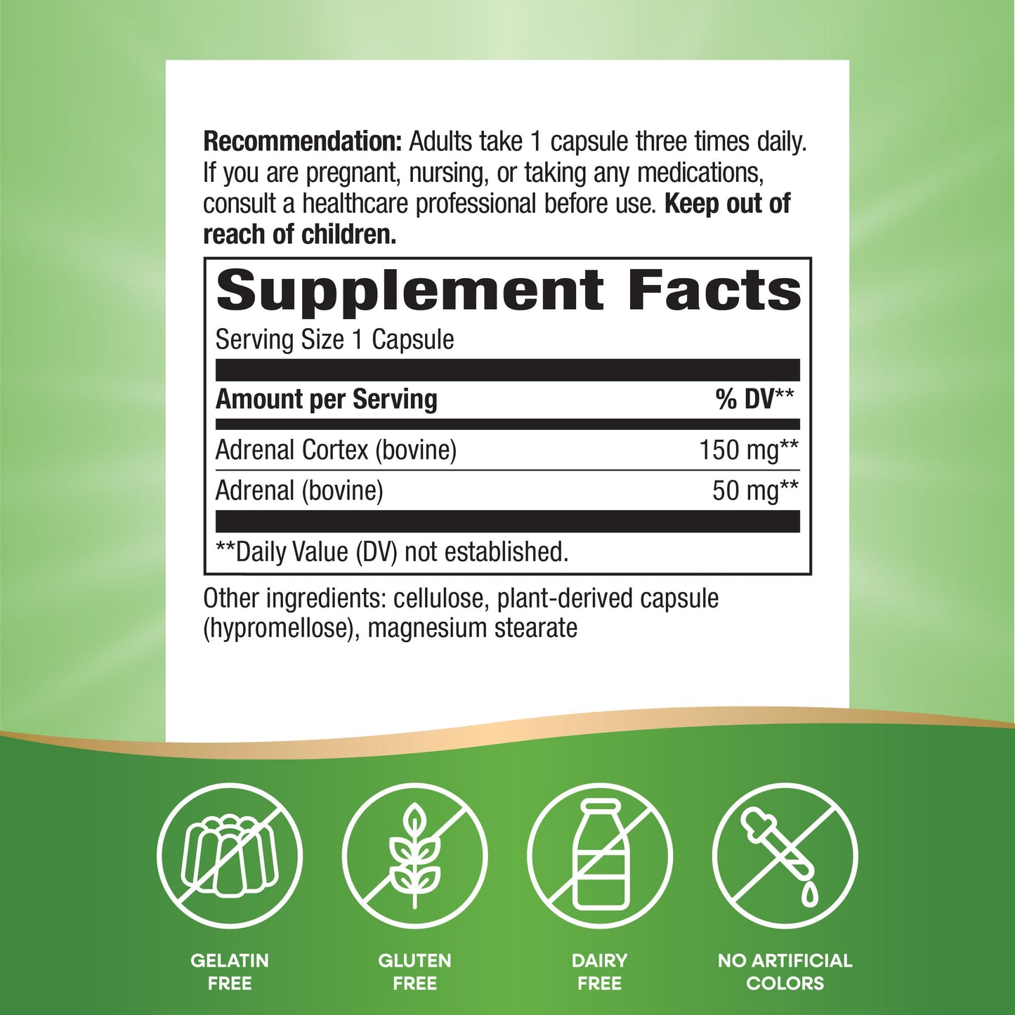 Nature's Way ADRENergize Adrenal Support Capsule, 50 Count