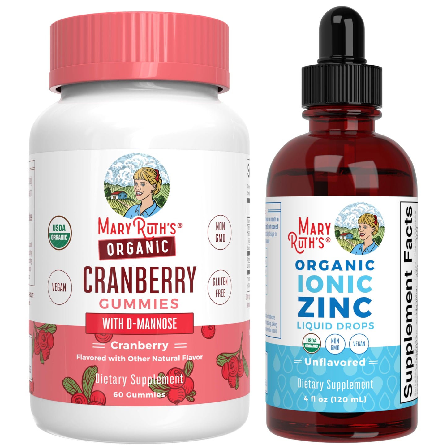 MaryRuth's Organics Cranberry Gummies & Zinc Drops