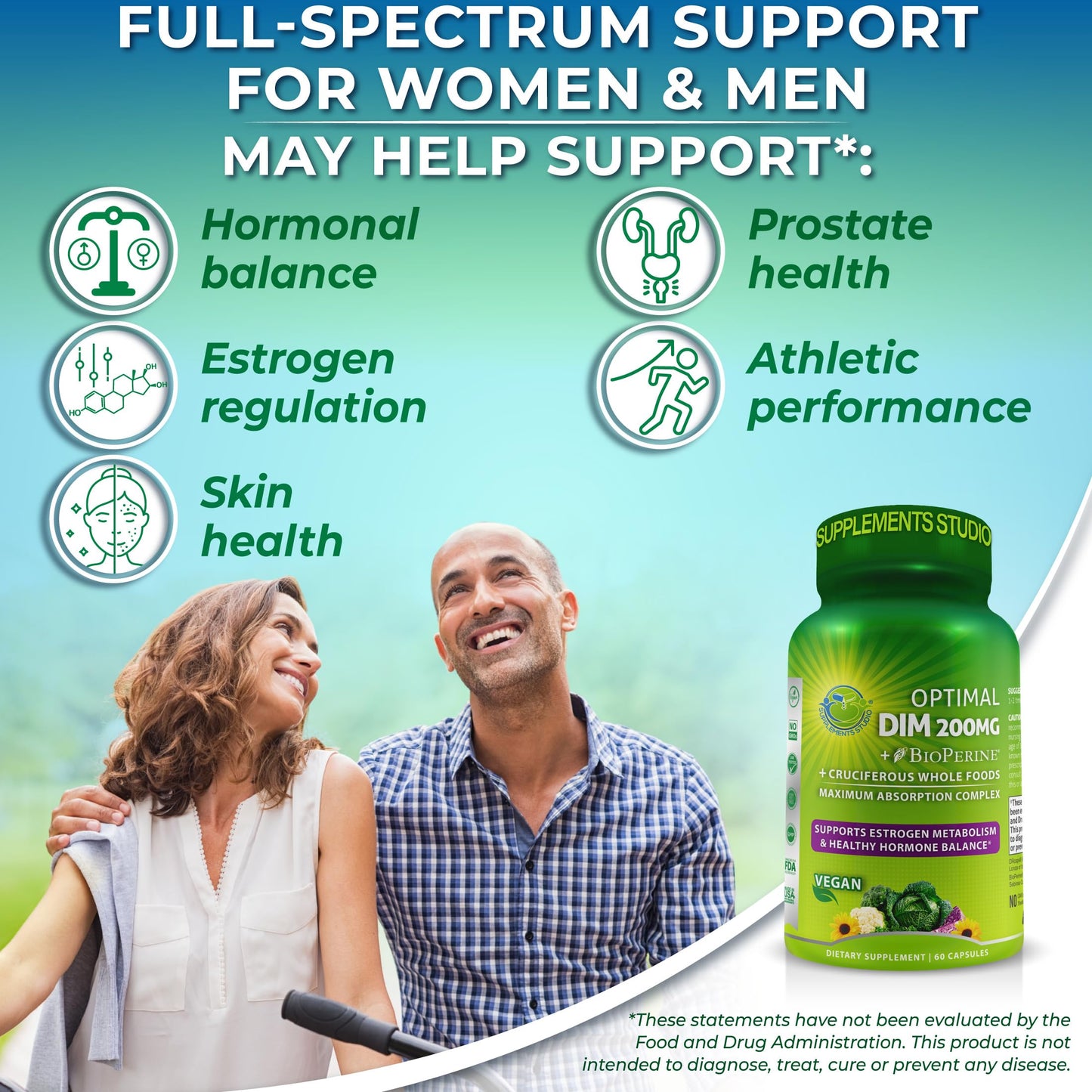 SUPPLEMENTS STUDIO Plant-Based Calcium, Magnesium & Zinc with D3, K2, Turmeric, Quercetin, Bromelain, Vitamin C, DIM 200mg & BioPerine, Delayed-Release Capsules 330