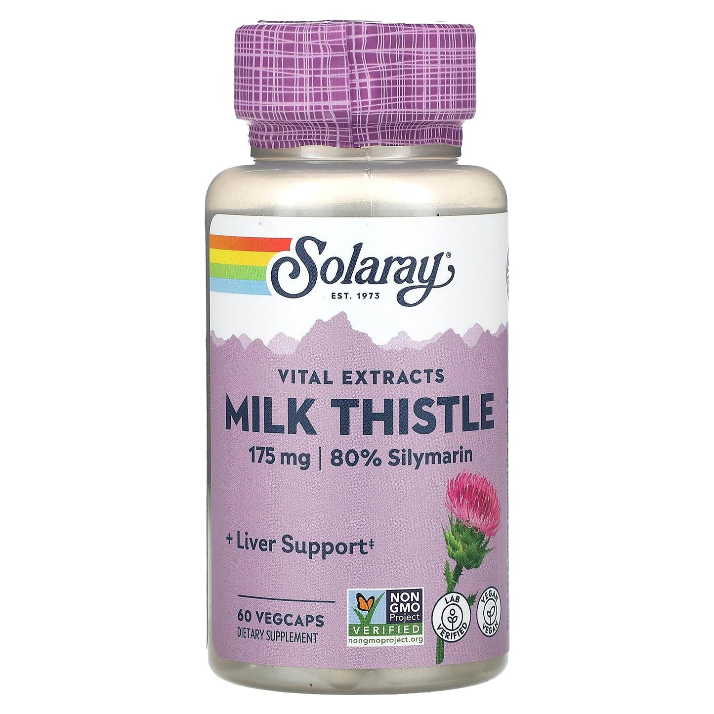 Solaray Milk Thistle Extract VegCap 60 Count