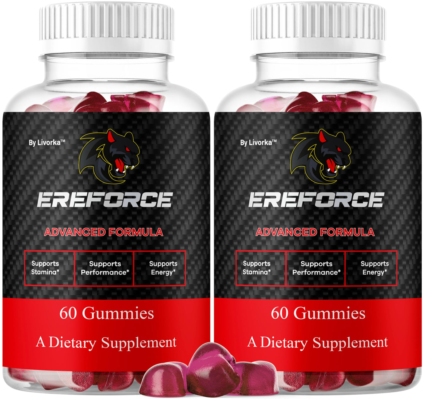 LIVORKA Ereforce Gummies for Men, 120 Gummies