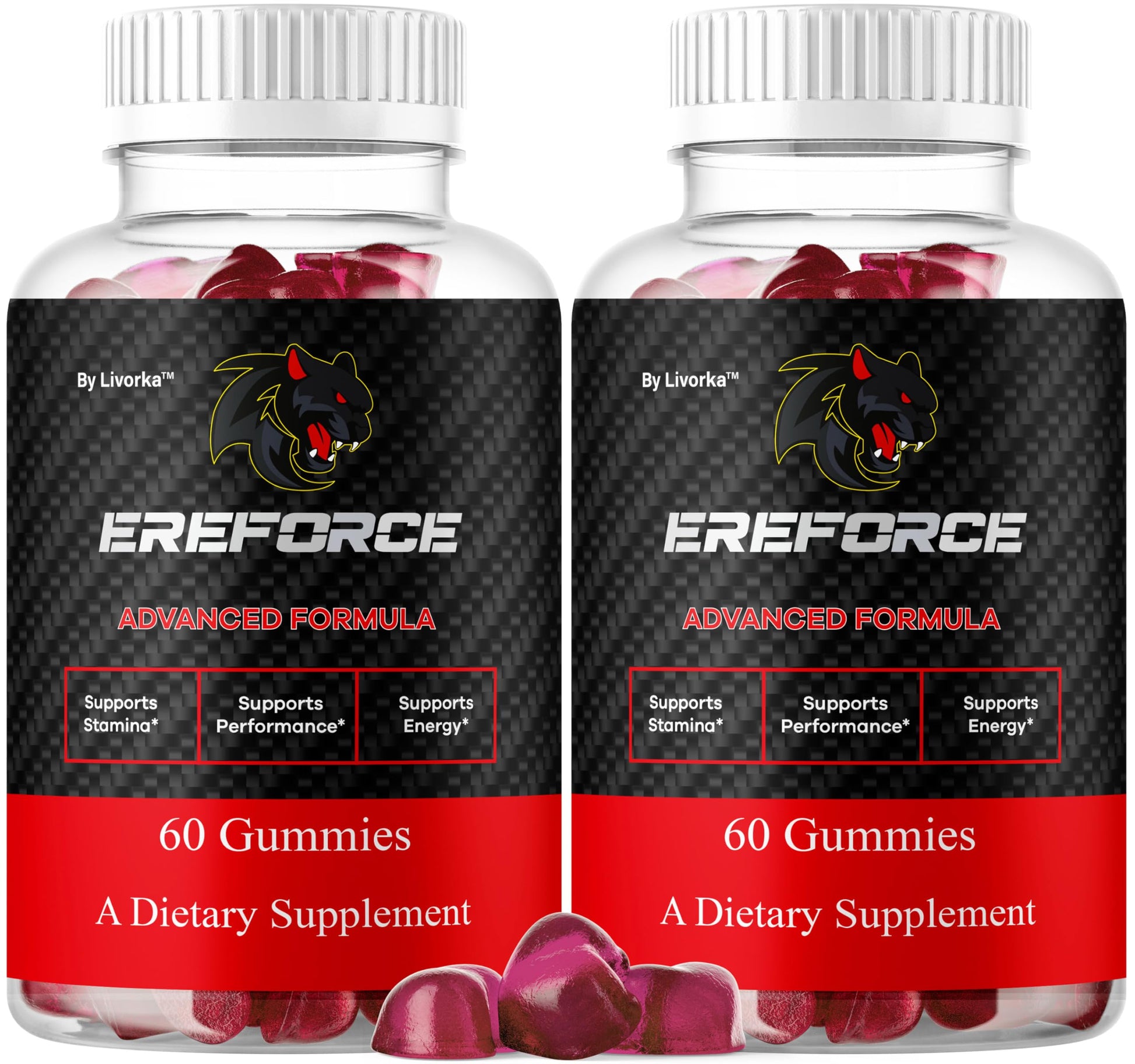 LIVORKA Ereforce Gummies for Men, 120 Gummies