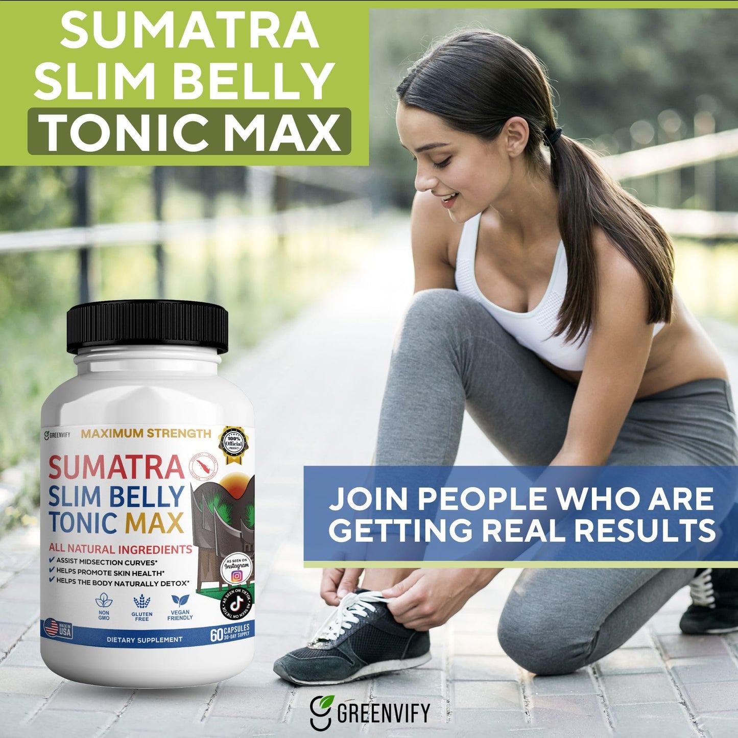 GREENVIFY Sumatra Tonic Max Weight Support Supplement 60 Capsules