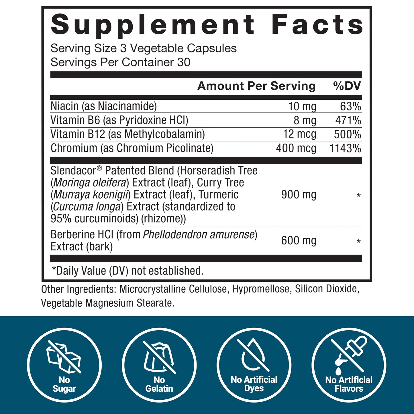 Force Factor GlucoSlim Weight Loss Pills & Metabolism Booster, Non-Stimulant Thermogenic Fat Burner & Appetite Suppressant, with Clinically Studied Slendacor, 90 Vegetable Capsules